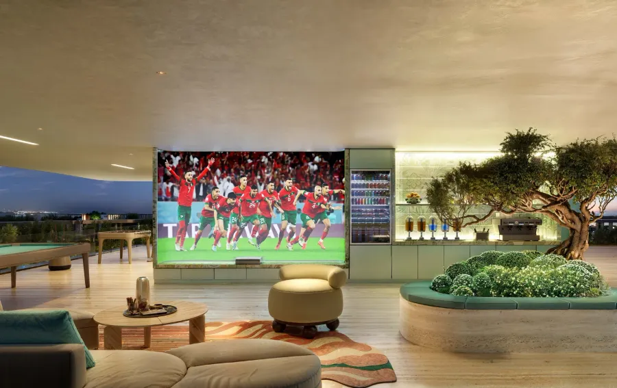 Sports Lounge at Isla Private Residences.