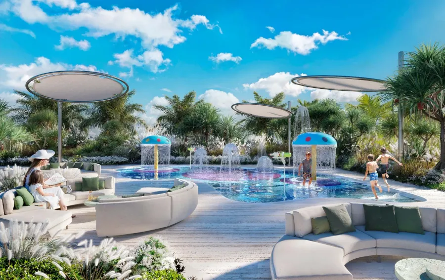 Children's Pool & Splash Pad at Isla Private Residences.