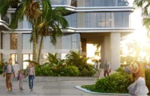 Outdoor Walking Area at Edgewater Residences 1, 2 and 3.