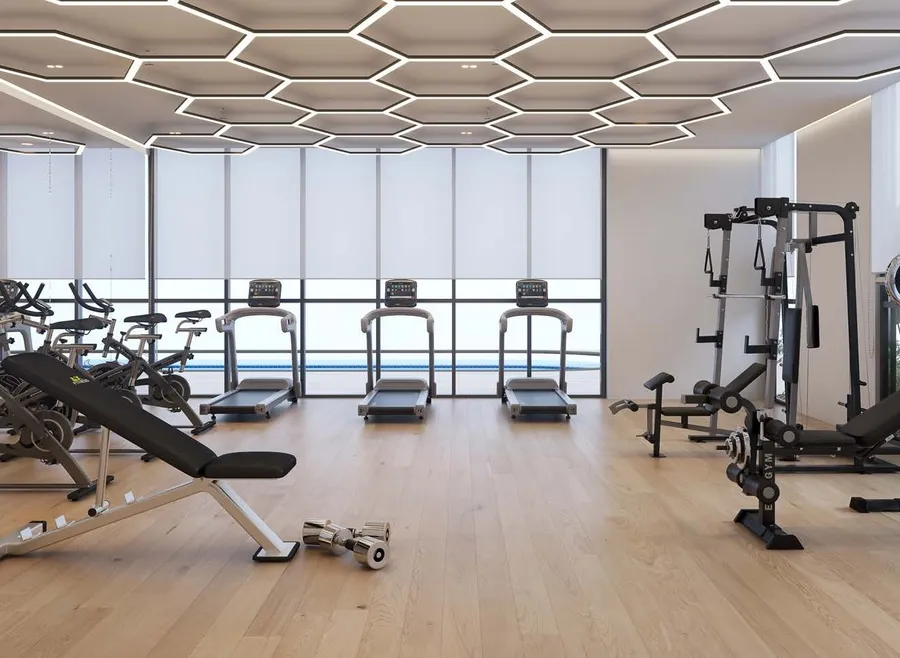 Gym at Whitecliffs Residences.