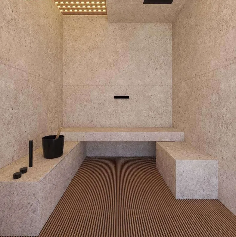 Steam Room at Whitecliffs Residences.