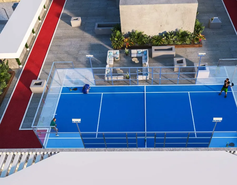 Squash Court at Whitecliffs Residences.