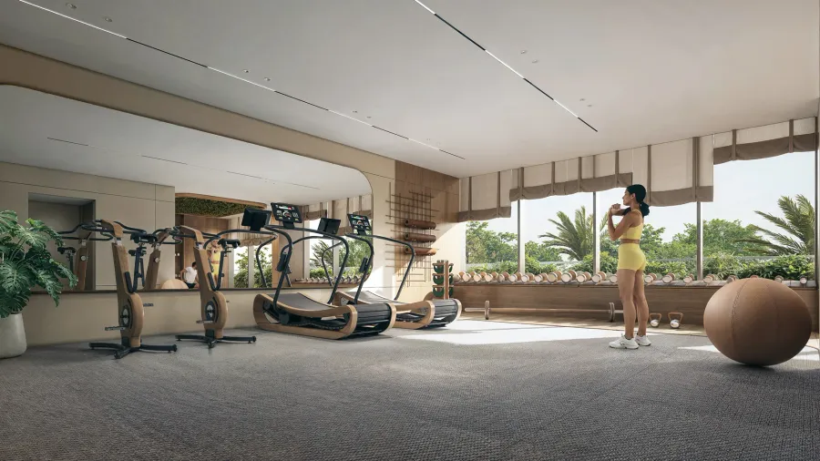 Gym at The Tides.
