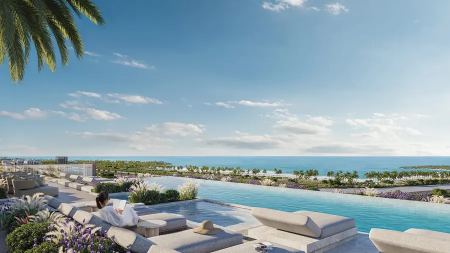 Adults Rooftop Infinity Pool at 241 Waterside.