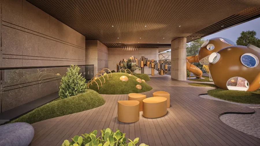 Kids' Play Area at 241 Waterside.