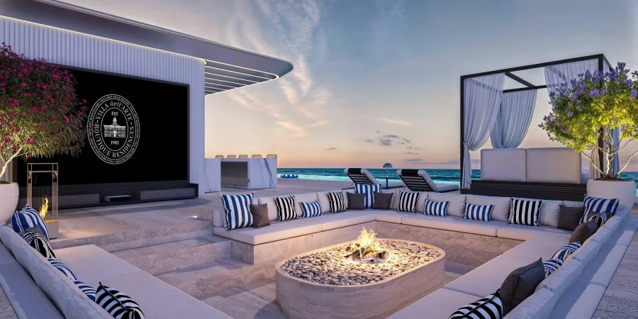 BBQ Area at Villa Del Arte.