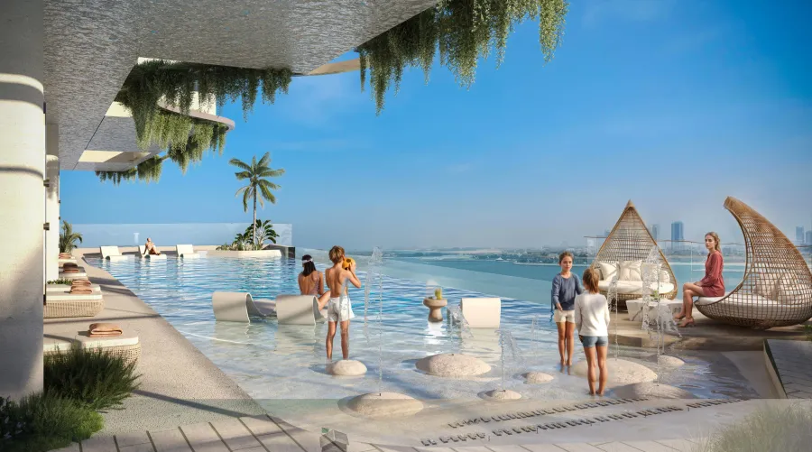Podium Beach Edge Pool at Allegro Park.