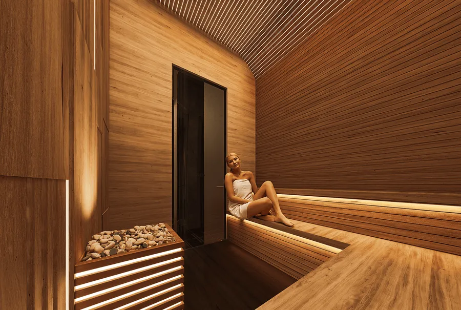 Sauna at Bonds Avenue.