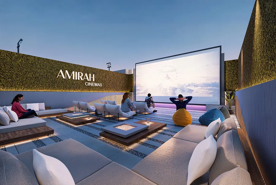 Outdoor Cinema at Bonds Avenue.