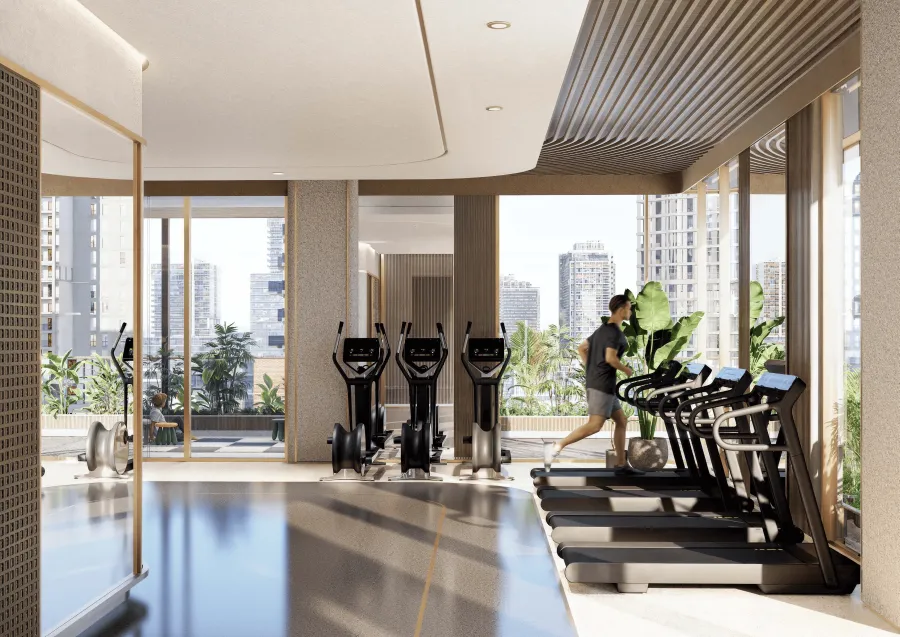 Gym at Liora.