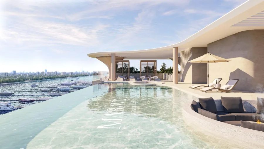 Infinity Pool at Maravea Residences.