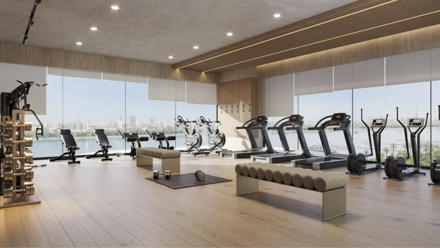 Gym at Maravea Residences.