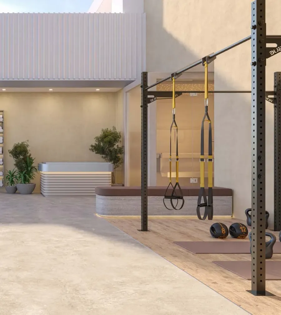 Outdoor Gym at Maravea Residences.