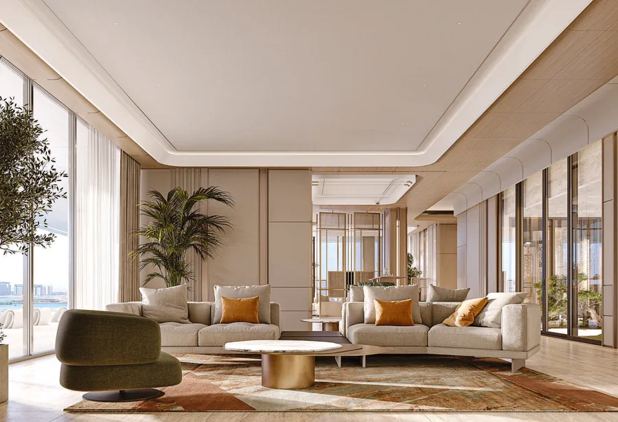 Residents Club Lounge at Isolana Residences.