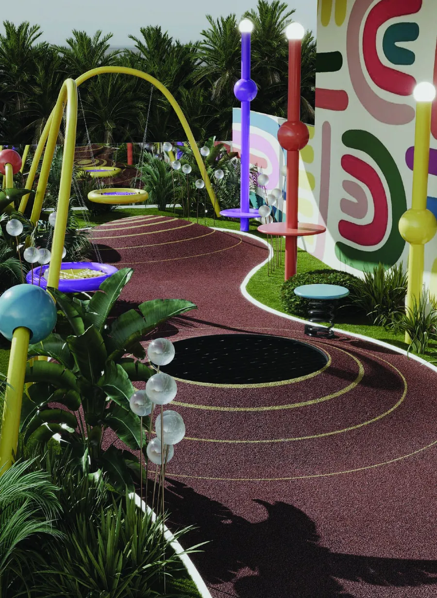 Outdoor Children Playground at Isolana Residences.