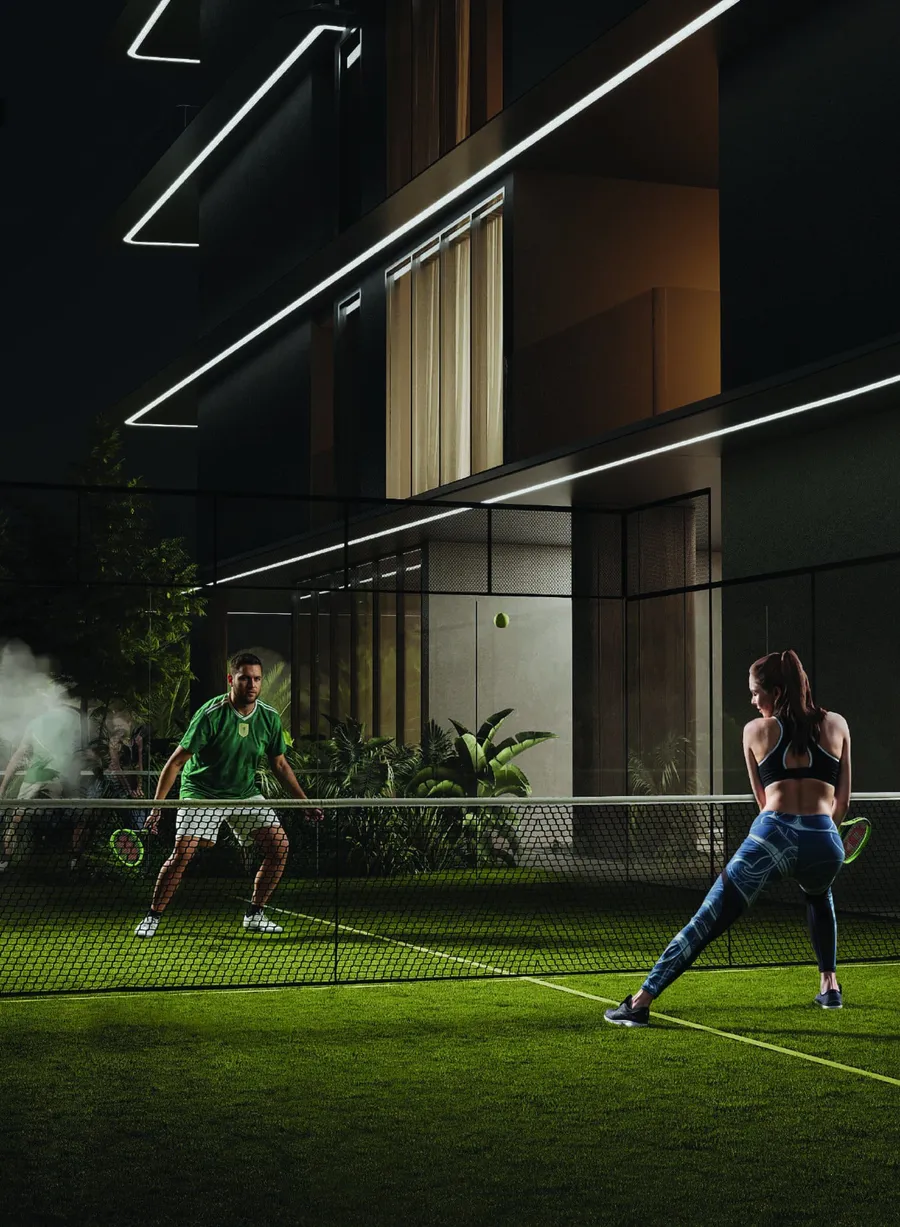 Padel Court at Isolana Residences.