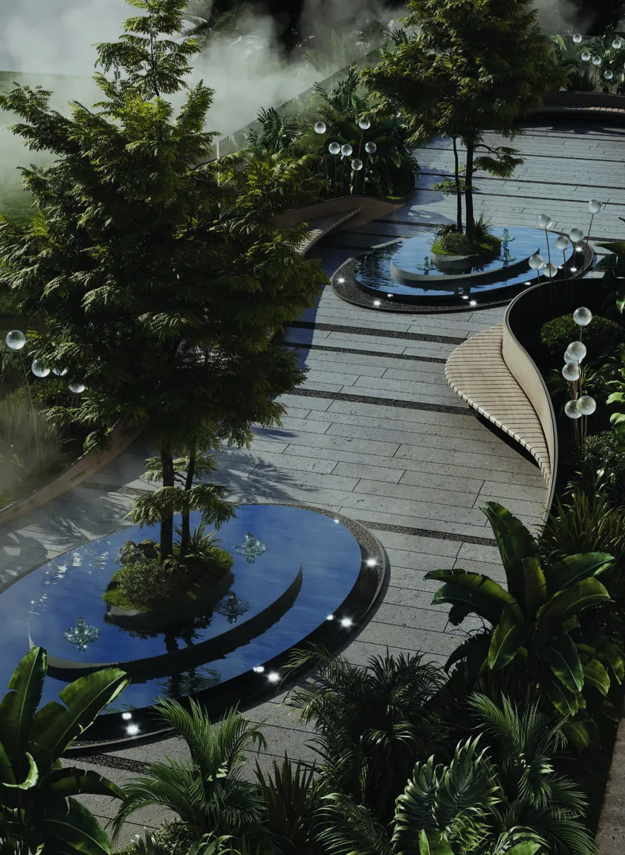 Zen Gardens at Isolana Residences.
