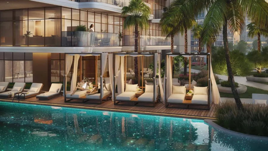 Crystal Infinity Pool at Kaia Residences.