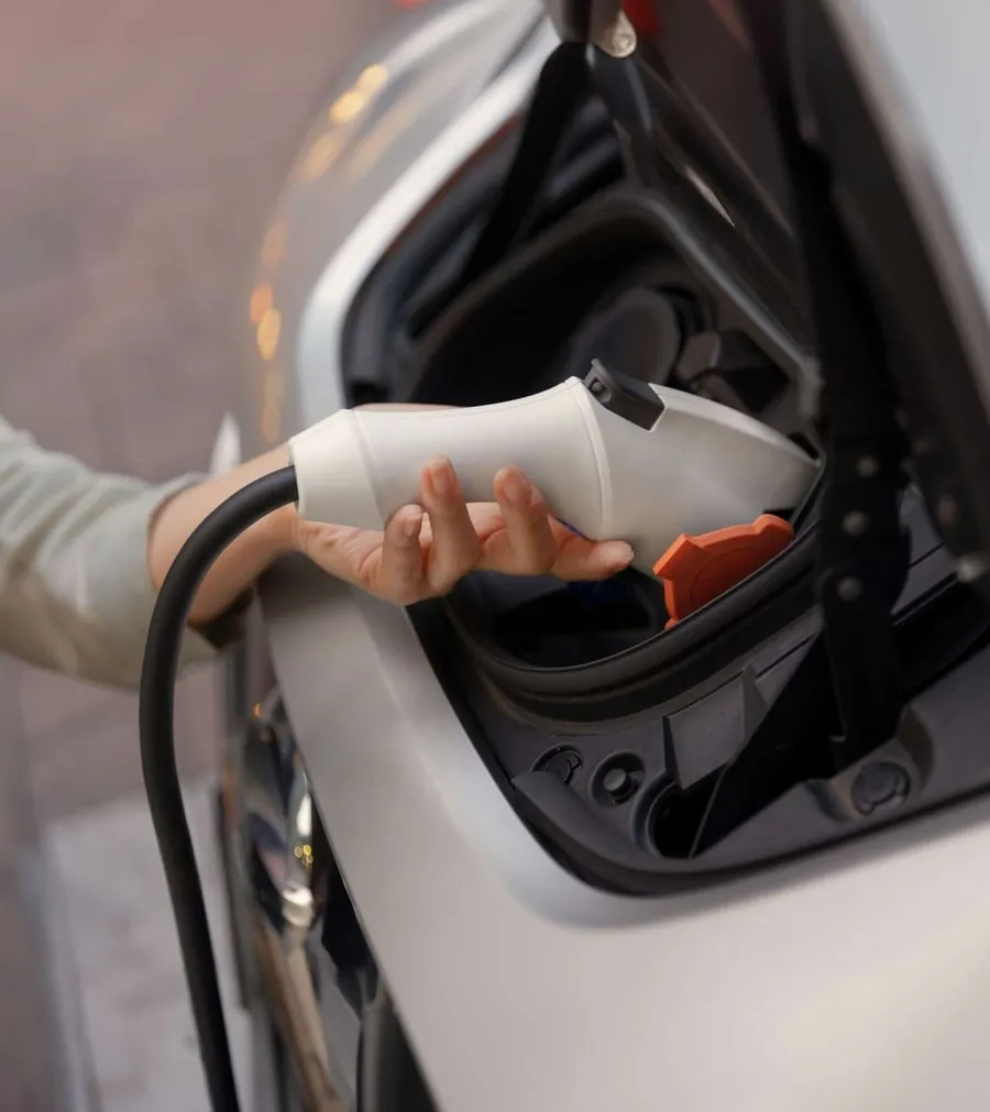 Electric Car Charges at Luzora Residence.