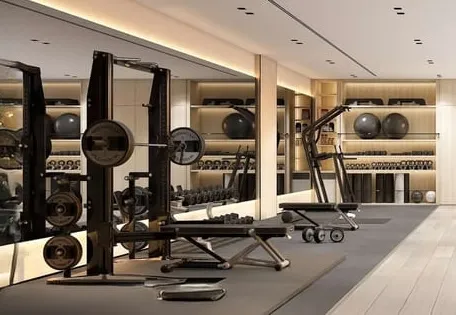 Gym at Luzora Residence.