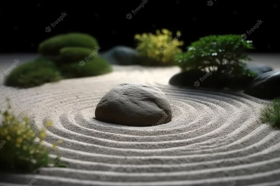 Zen Garden at Firoza.