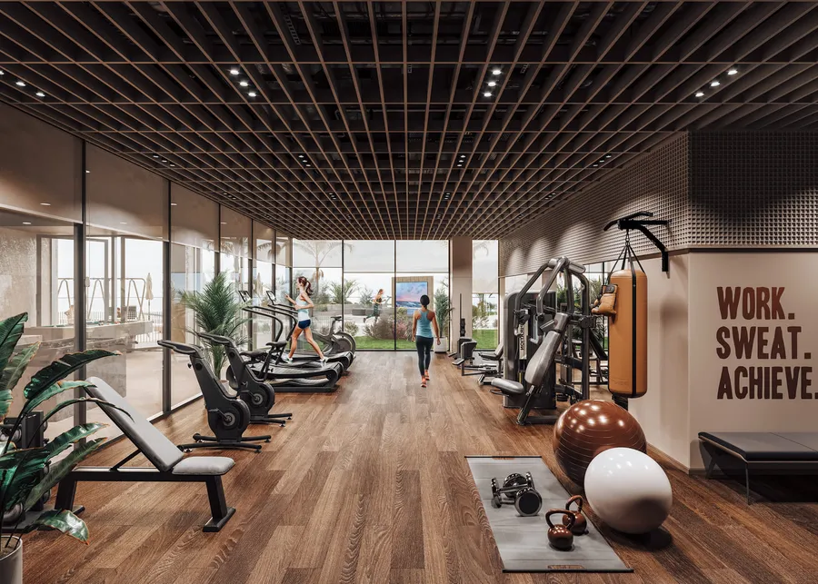 Gym & Meditation Outdoor Area at Firoza.