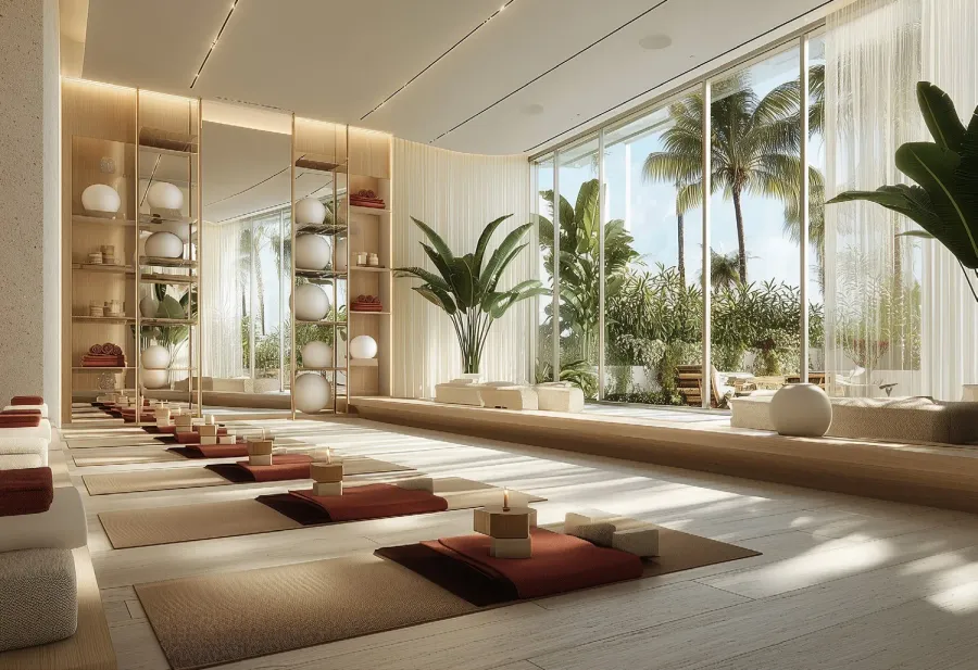 Yoga and Movement Studio at Soma Residences.