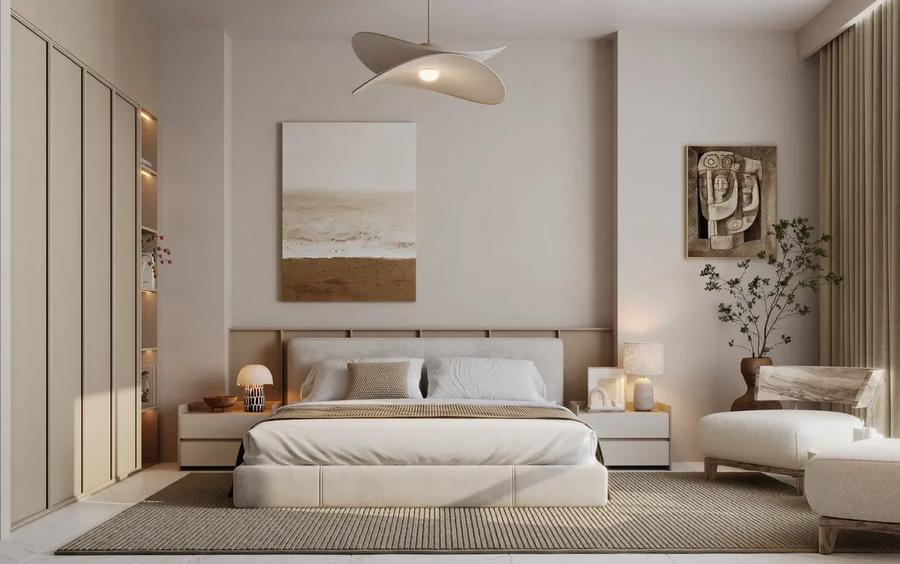 Interior render at Maison Cannelle Residence.