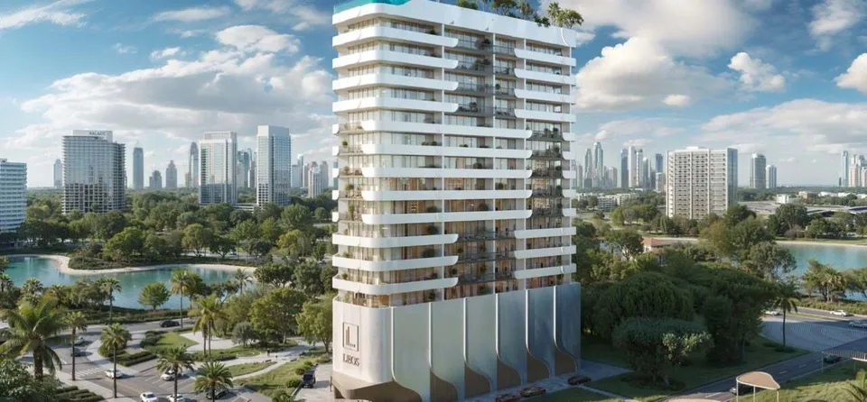 Weybridge Gardens 5, Dubai Land Residence Complex (DLRC) · render 1