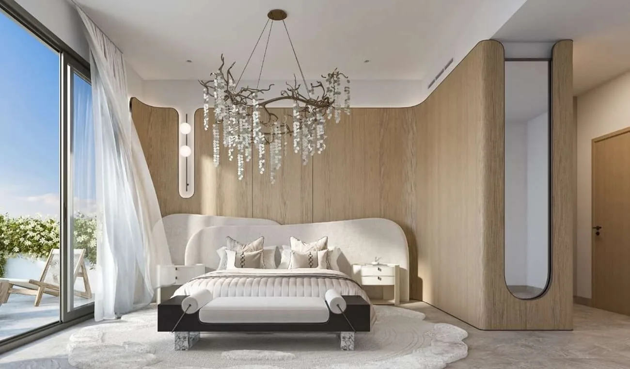 Interior render at Weybridge Gardens 5.