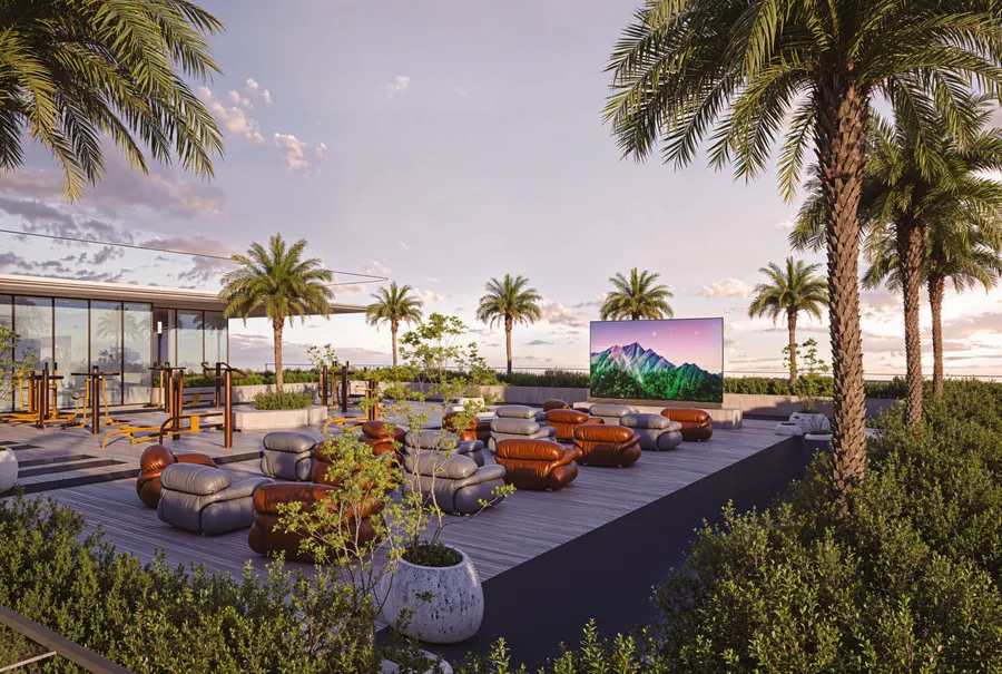 Outdoor Cinema at Lazord by Lapis Phases 1 and 2.