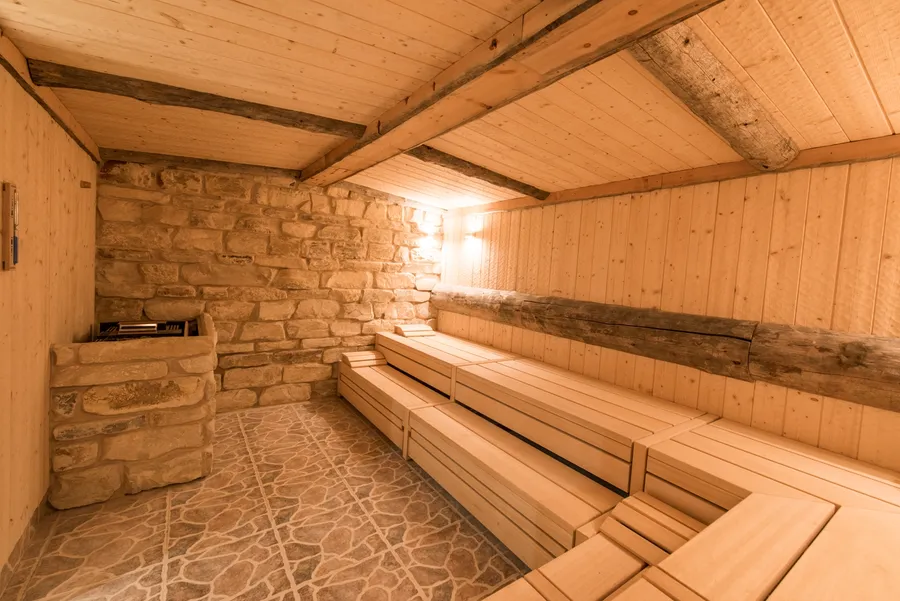 Sauna at Maimoon Gardens.