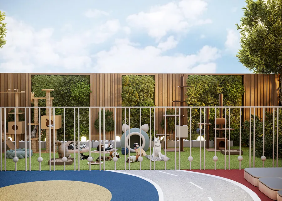 Pet Zone at Vedaire Residences.