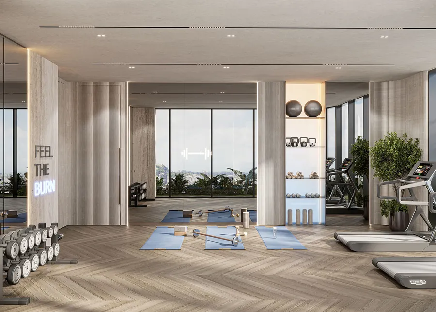 Fitness Centre at Vedaire Residences.