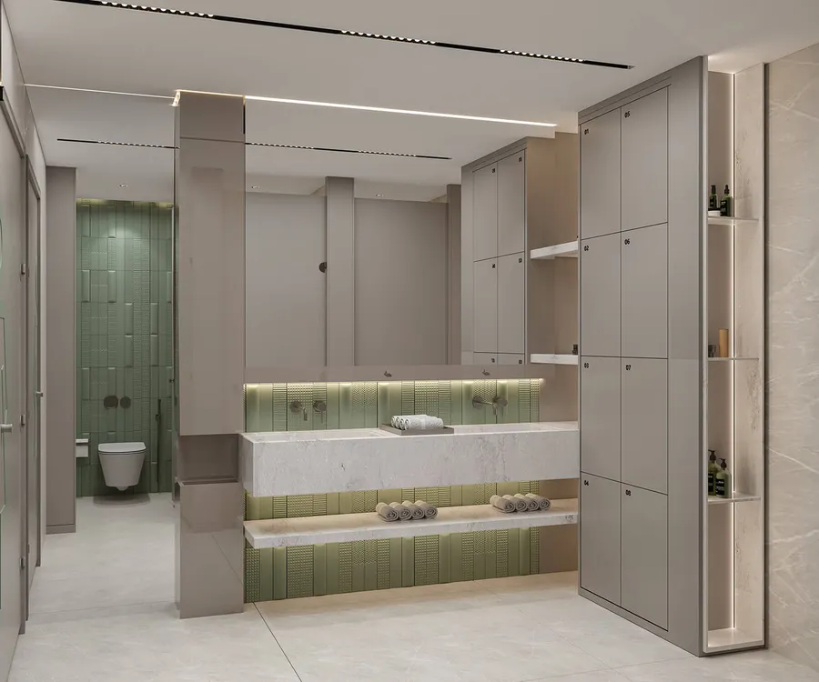 Steam And Sauna at Vedaire Residences.