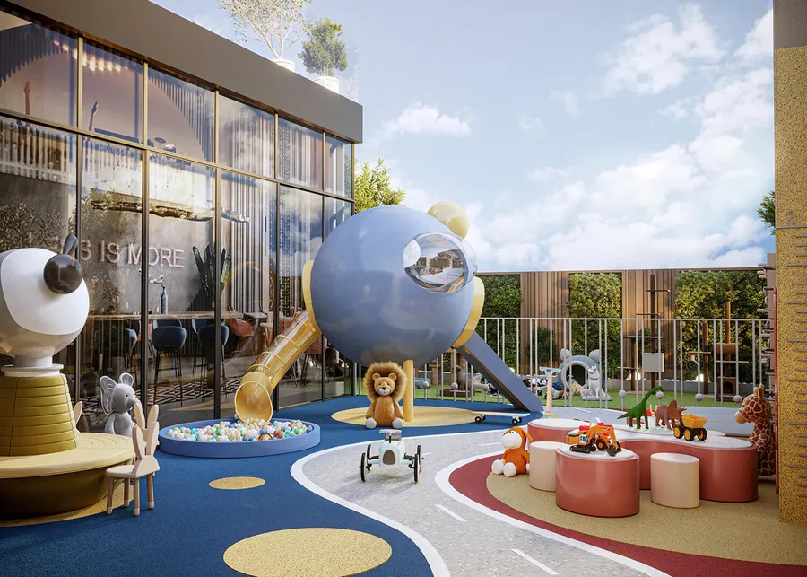Kids Play Area at Vedaire Residences.