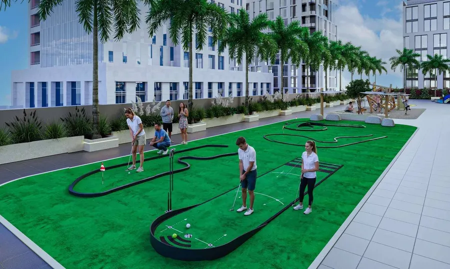 Golf Area at Future Residence.