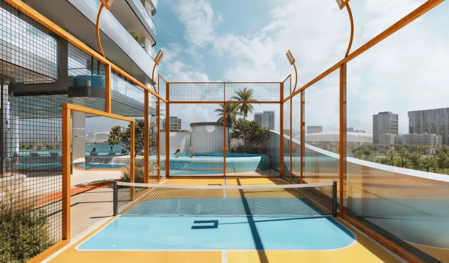 Padel Court at Hadley Heights 2.