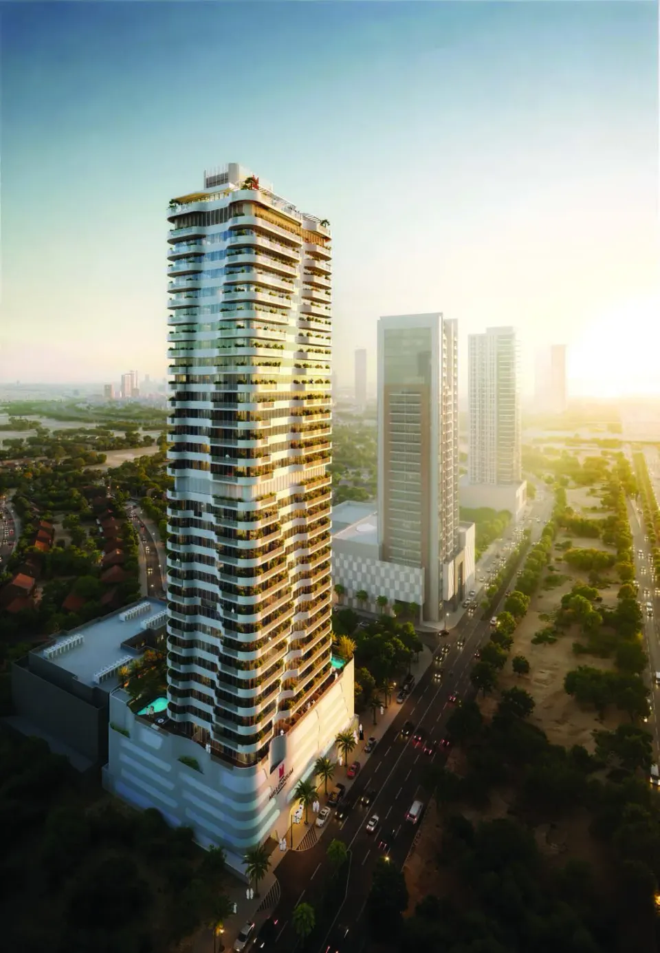 Azha Millennium Residences, JVT (Jumeirah Village Triangle) · render 1