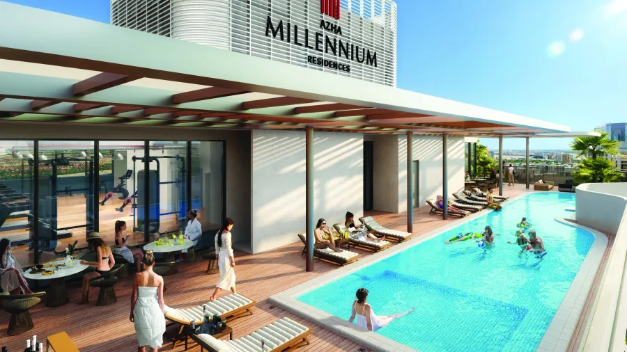 Swimming Pool at Azha Millennium Residences.