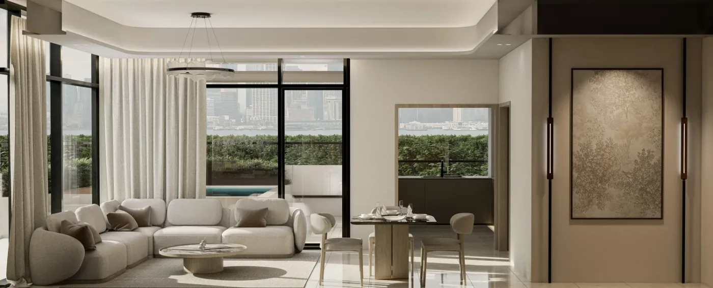 Interior render at Estrella By Nexus.