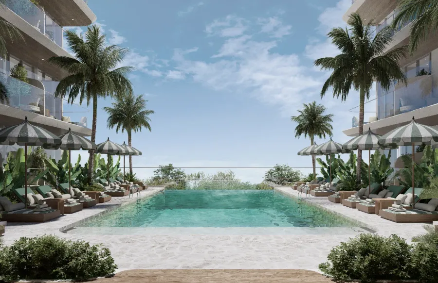 Courtyard Resort-style Pool at Arthouse Private Residences.