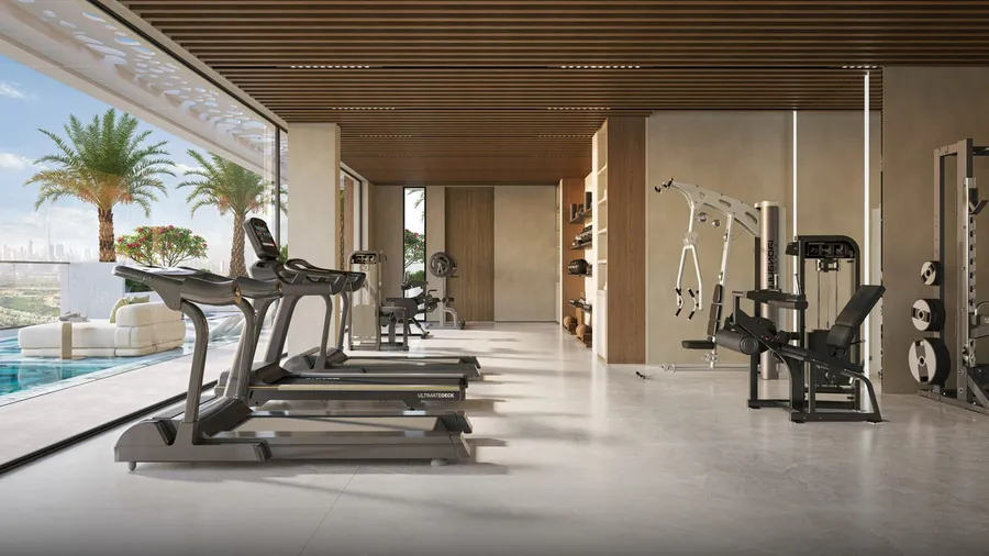 Fitness Center at Woodland Terraces.