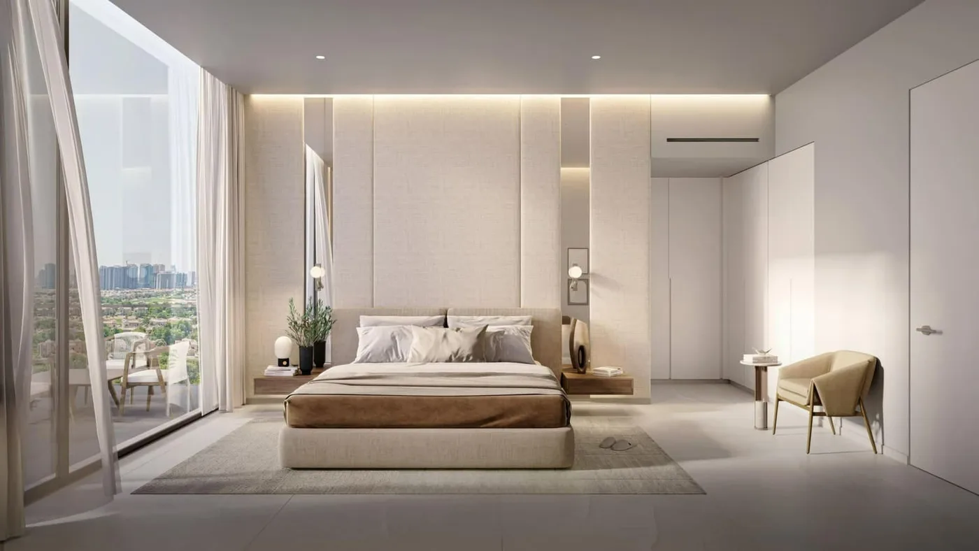 Interior render at Woodland Terraces.