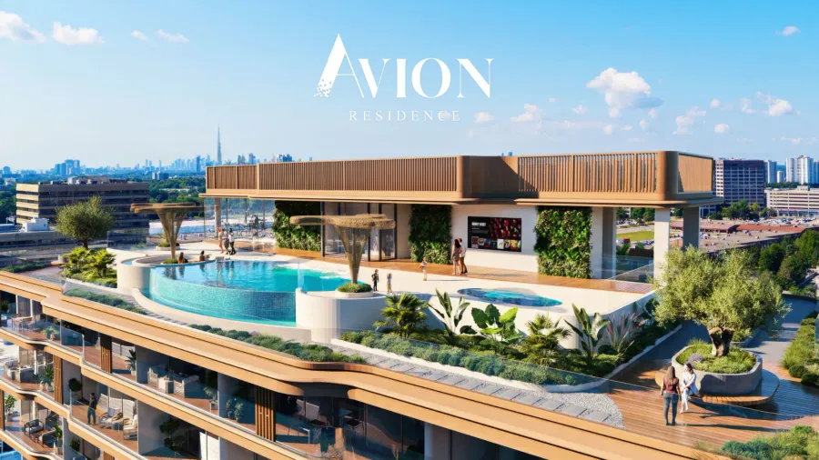 Rooftop Beach & Infinity Pool at Avion Residence.