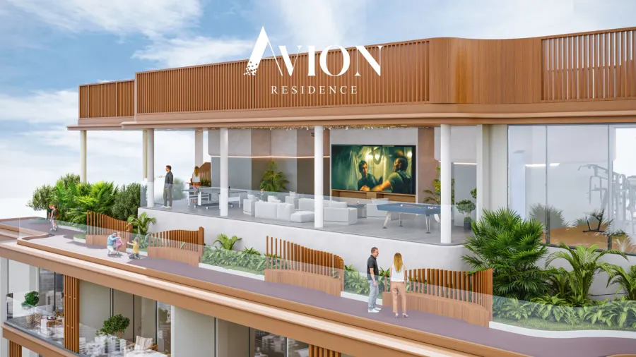 Rooftop Botanical Garden at Avion Residence.