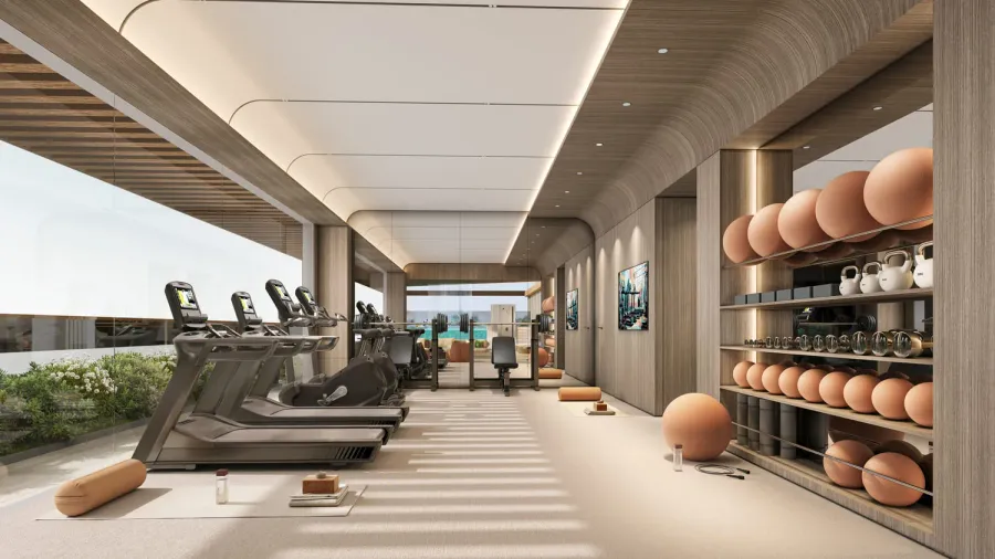 Gym at Derby Heights by AMIS.