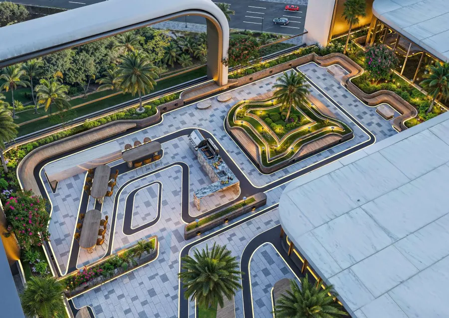 BBQ Area at Verde by Vision.