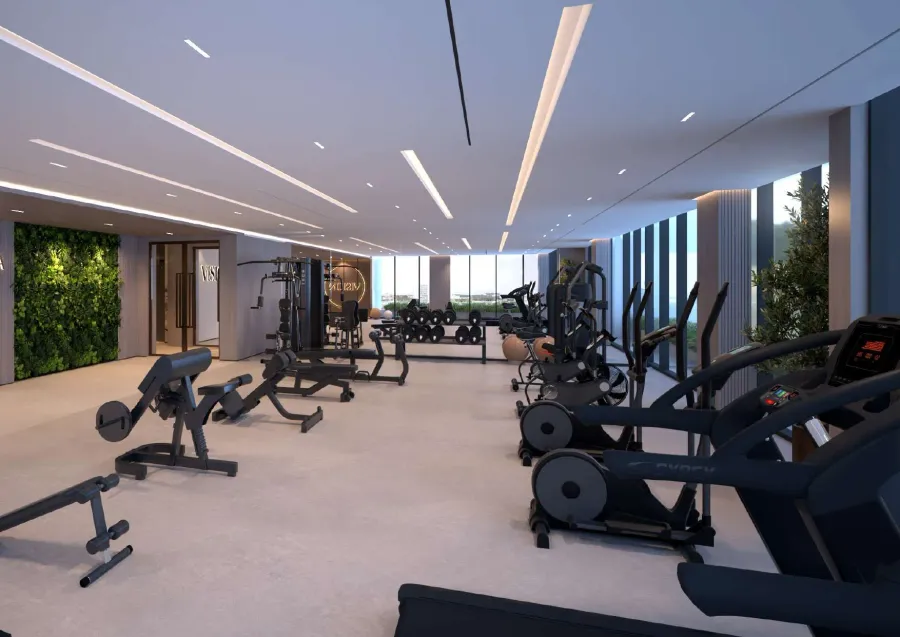 Gym at Verde by Vision.