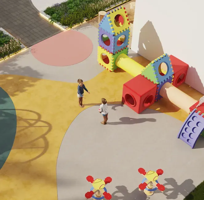 Kids Play Area at Almaara Residences.